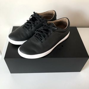 Travis Matthews Curater Phenom Black Leather Shoes- Size 9.5 (Mens)